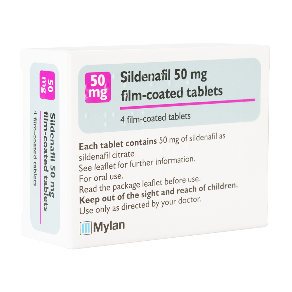 (Mylan)シルデナフィル50mg4錠 4箱