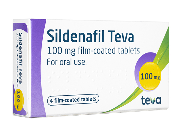 (TEVA)シルデナフィル100mg4錠 5箱