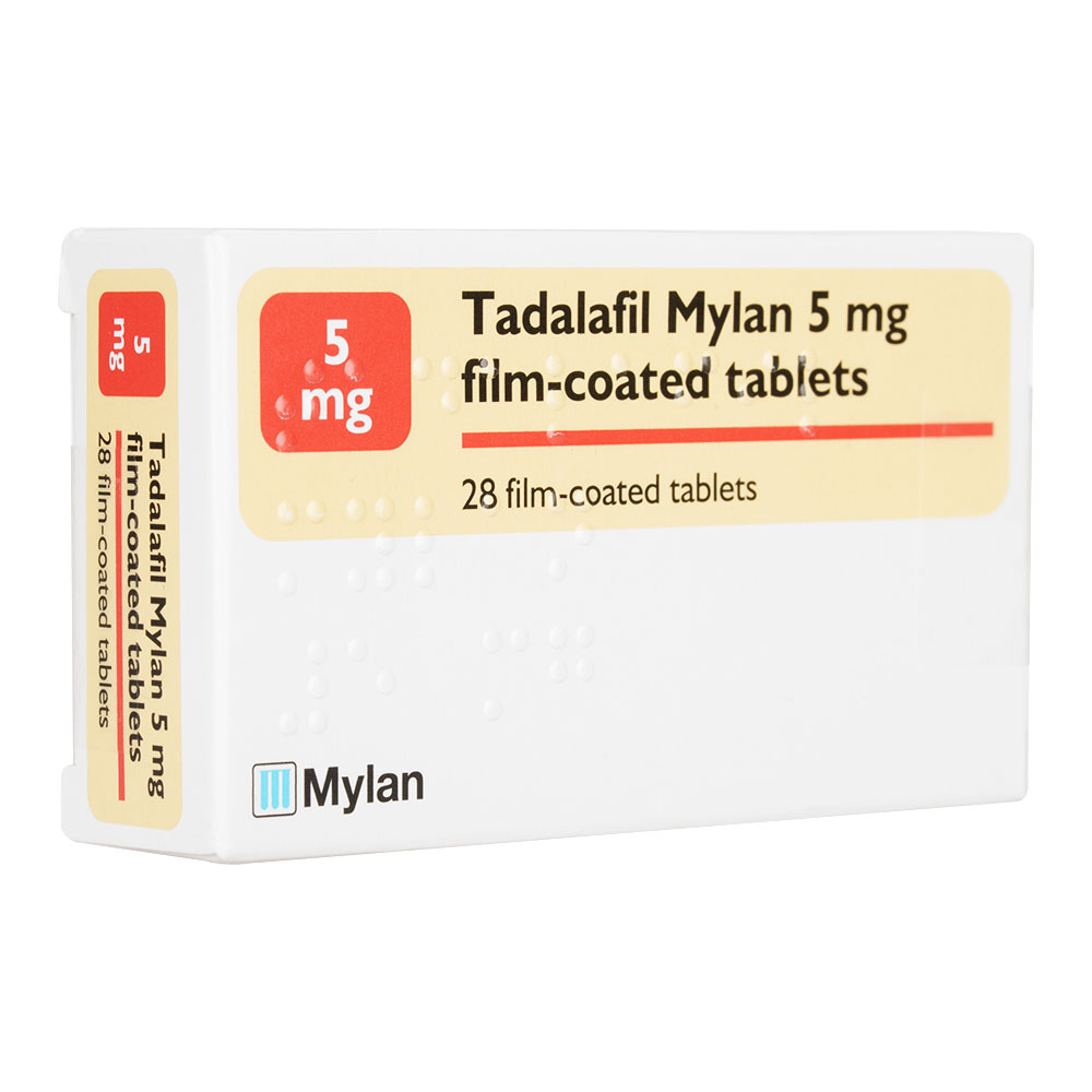 タダラフィル5mg28錠(Mylan) 1箱
