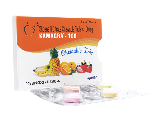 カマグラチュワブル100mg4錠 4箱