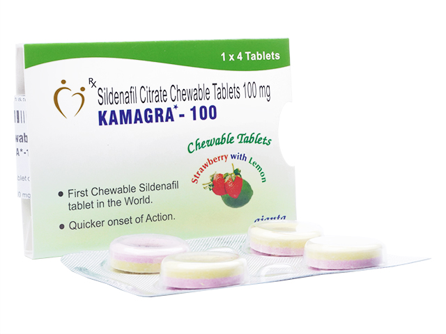 カマグラ100mgPOLO[ストロベリー]4錠 4箱