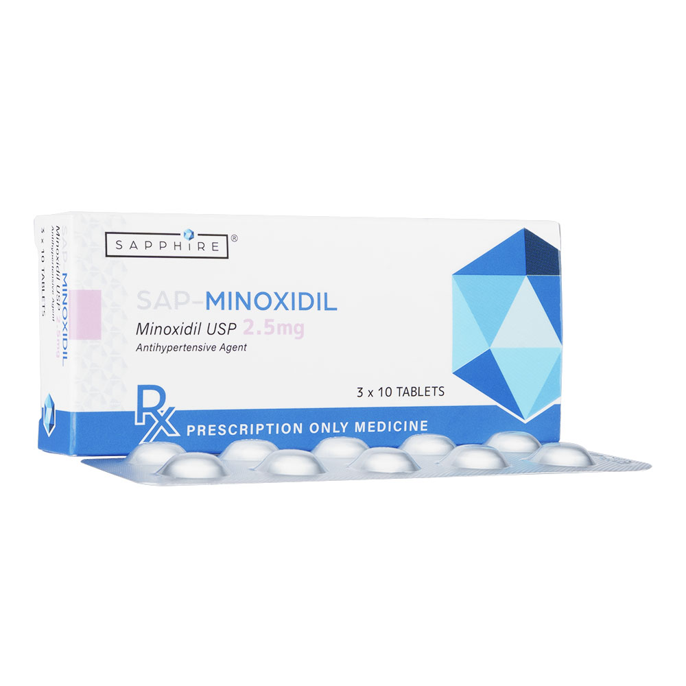 SAP-ミノキシジル2.5mg30錠[ヤマト便] 5箱