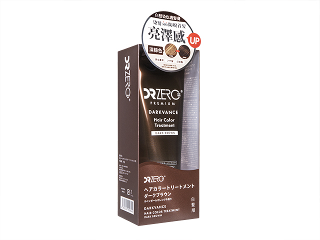 (ドクターゼロ)ダークヴァンス・ヘアカラートリートメント(ダークブラウン)200g 1本