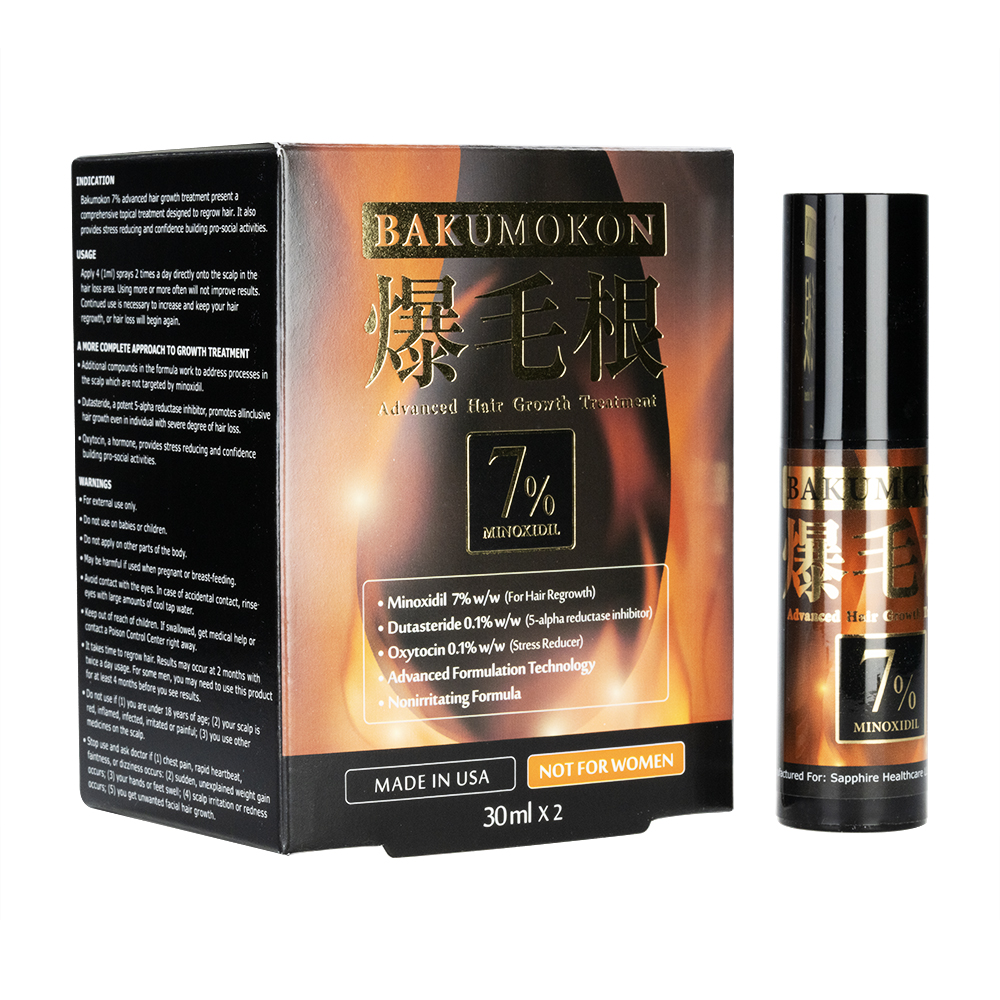 爆毛根ローション[7%]30ml2本 1箱