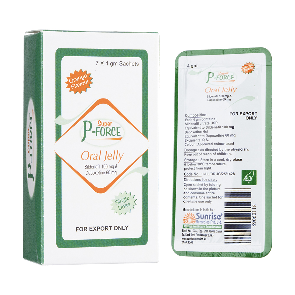 スーパーPフォースオーラルゼリー[100mg+60mg]7袋[ヤマト便] 4箱