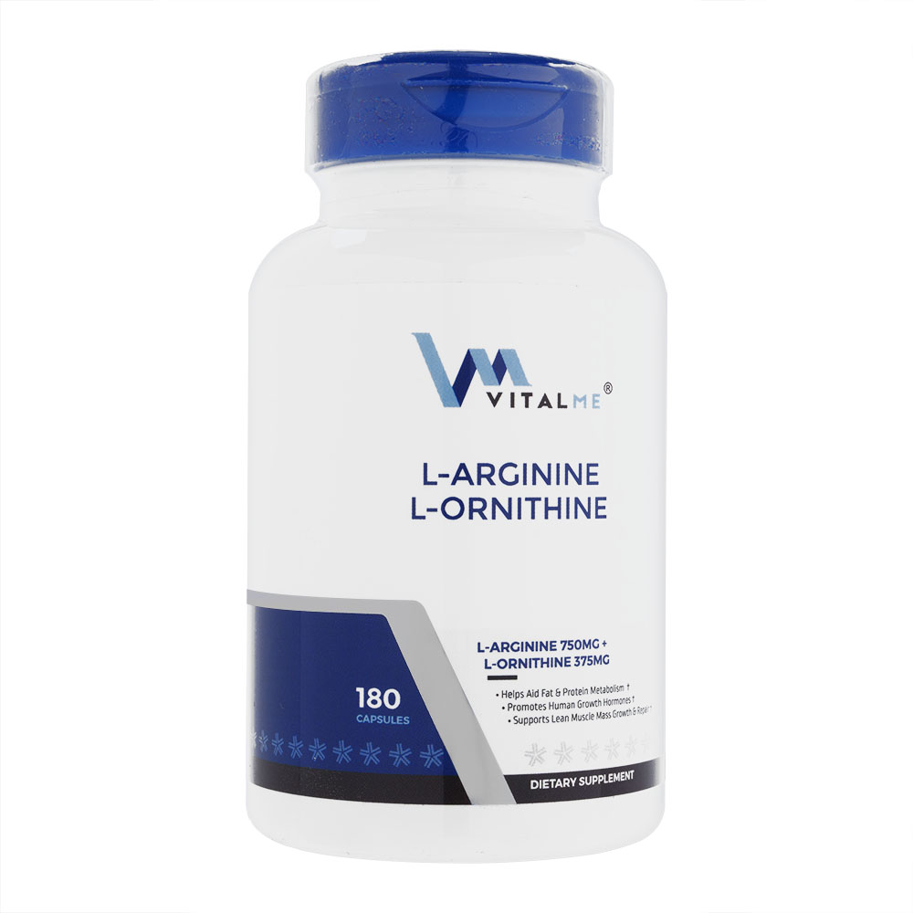 [同梱]L-アルギニン&L-オルニチン180錠(バイタルミー)[ヤマト便] 1本