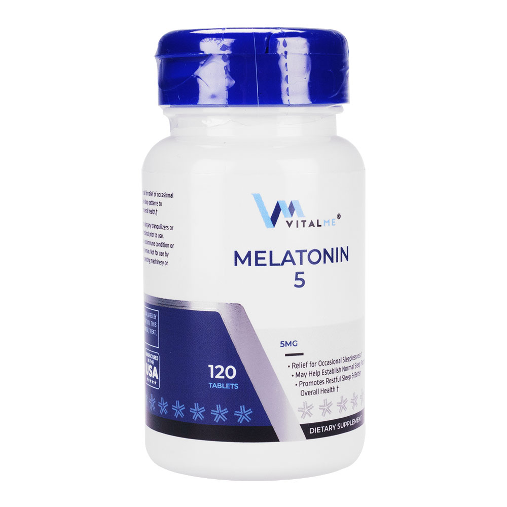 メラトニン5mg120錠(バイタルミー)2本+1本Free[計3本] 1セット