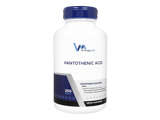 パントテン酸500mg250錠(バイタルミー) 1本